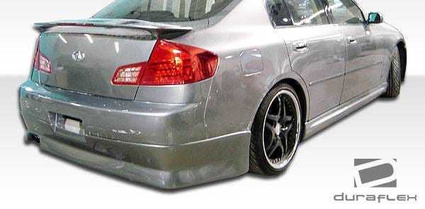 Infiniti G35 4DR Duraflex GT Competition Rear Lip Under Spoiler Air Dam - 1 Piece - 100471 thumbnail 3
