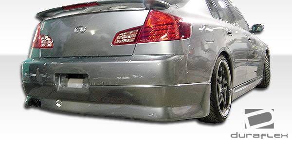 Infiniti G35 4DR Duraflex GT Competition Rear Lip Under Spoiler Air Dam - 1 Piece - 100471 thumbnail 4