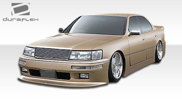 Lexus LS400 Duraflex V-Line Side Skirts Rocker Panels - 2 Piece - 100951 thumbnail 4