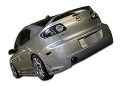 Mazda 3 4DR Duraflex B-2 Rear Bumper Cover - 1 Piece - 100563