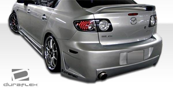 Mazda 3 4DR Duraflex B-2 Rear Bumper Cover - 1 Piece - 100563 thumbnail 2