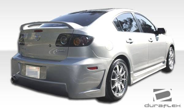 Mazda 3 4DR Duraflex B-2 Rear Bumper Cover - 1 Piece - 100563 thumbnail 4