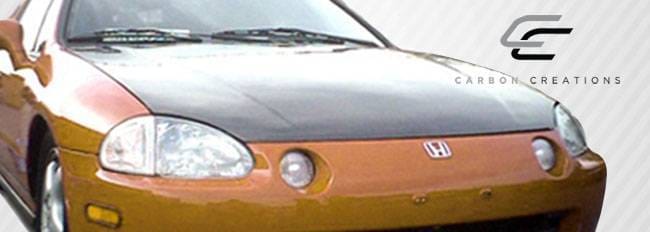 Honda Del Sol Carbon Creations OEM Hood - 1 Piece - 101222 thumbnail 2