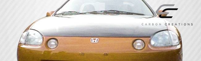 Honda Del Sol Carbon Creations OEM Hood - 1 Piece - 101222 thumbnail 3