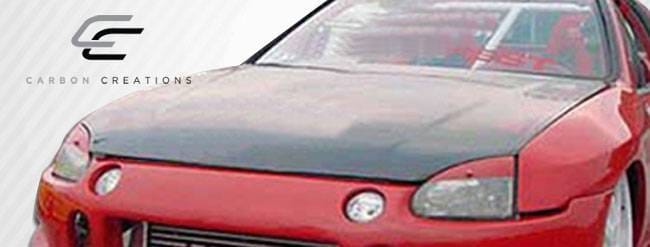 Honda Del Sol Carbon Creations OEM Hood - 1 Piece - 101222 thumbnail 4