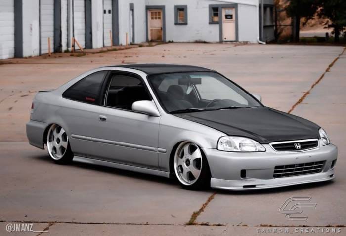 Honda Civic Carbon Creations OEM Hood - 1 Piece - 102066 thumbnail 3