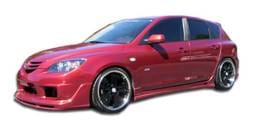 Mazda 3 Duraflex K-1 Side Skirts Rocker Panels - 2 Piece - 103161