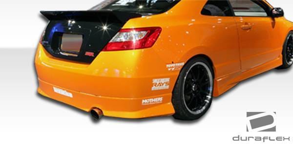 Honda Civic 2DR Duraflex Type M Rear Lip Under Spoiler Air Dam - 1 Piece - 103336 thumbnail 2