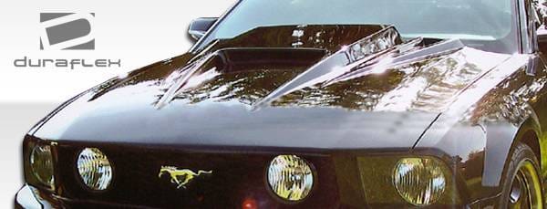 Ford Mustang Duraflex Spyder3 Hood - 1 Piece - 104170 thumbnail 4