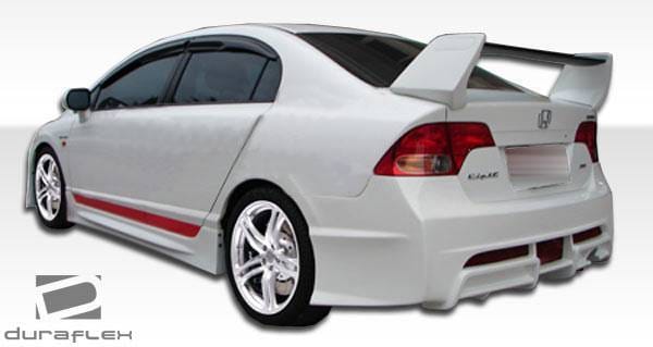 Honda Civic 4DR Duraflex R-Spec Side Skirts Rocker Panels - 2 Piece - 104430 thumbnail 2