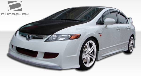 Honda Civic 4DR Duraflex R-Spec Side Skirts Rocker Panels - 2 Piece - 104430 thumbnail 3