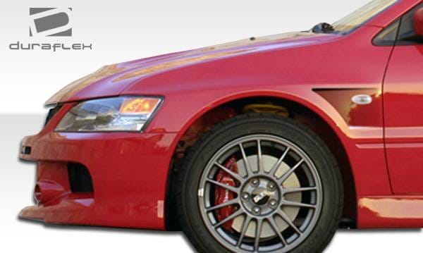 Mitsubishi Lancer Duraflex MR Edition Fenders - 2 Piece - 104459 thumbnail 5
