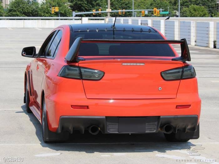 Mitsubishi Lancer Carbon Creations GT Concept Wing Trunk Lid Spoiler - 1 Piece - 104645 thumbnail 3