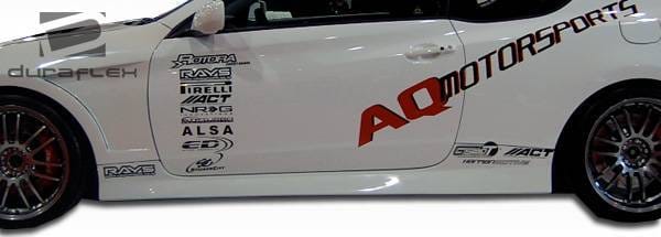 Hyundai Genesis Duraflex Hot Wheels Side Skirts Rocker Panels - 2 Piece - 105829 thumbnail 4