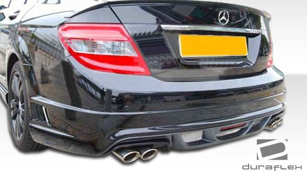 Mercedes-Benz C Class Duraflex W-1 Rear Bumper Cover - 1 Piece - 106107 thumbnail 2