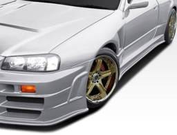 Nissan Skyline Duraflex R324 Conversion Front Fenders - 2 Piece - 106603
