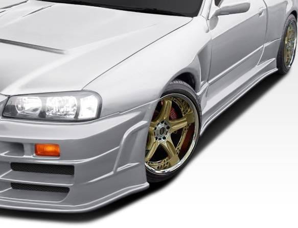 Nissan Skyline Duraflex R324 Conversion Front Fenders - 2 Piece - 106603