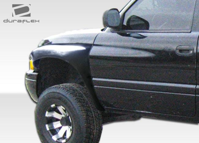 Dodge Ram Duraflex 10 Inch Off Road Bulge Front Fenders - 2 Piece - 106477 thumbnail 2