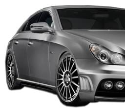 Mercedes-Benz CLS Duraflex W-1 Side Skirts Rocker Panels - 2 Piece - 107131