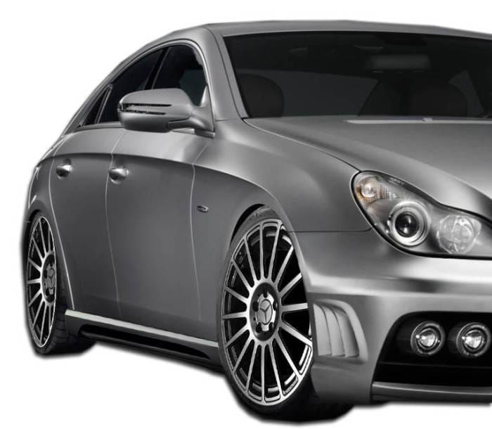 Mercedes-Benz CLS Duraflex W-1 Side Skirts Rocker Panels - 2 Piece - 107131