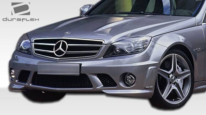 Mercedes-Benz C Class Duraflex C63 Look Front Bumper Cover - 1 Piece - 107191 thumbnail 2
