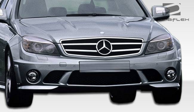 Mercedes-Benz C Class Duraflex C63 Look Front Bumper Cover - 1 Piece - 107191 thumbnail 3