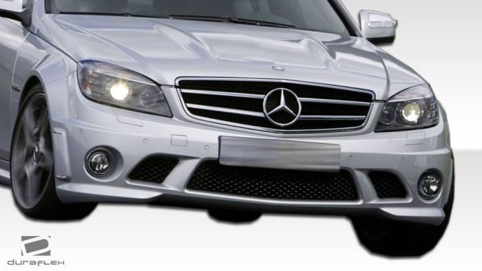 Mercedes-Benz C Class Duraflex C63 Look Front Bumper Cover - 1 Piece - 107191 thumbnail 4