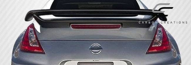 Nissan 370Z Carbon Creations N-2 Wing Trunk Lid Spoiler - 1 Piece - 107412 thumbnail 2