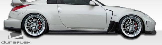 Nissan 350Z Duraflex AM-S Wide Body Side Skirts Rocker Panels - 2 Piece - 107225 thumbnail 2