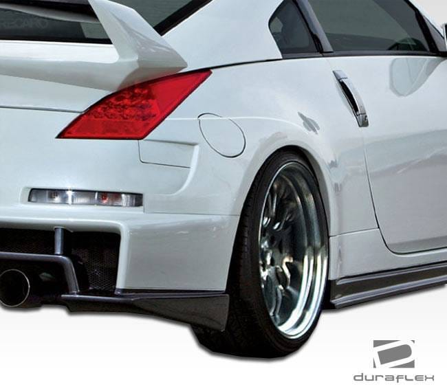 Nissan 350Z Duraflex AM-S Wide Body Rear Diffuser - 1 Piece - 107227 thumbnail 2