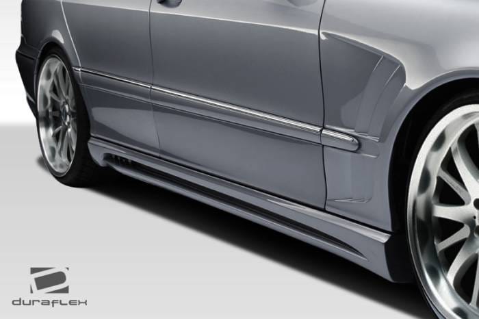 Mercedes-Benz S Class Duraflex W-2 Side Skirts Rocker Panels - 2 Piece - 107720 thumbnail 3