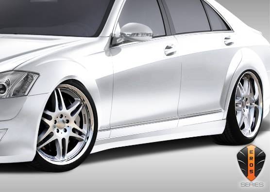 Mercedes S Class Eros Version 1 Duraflex Side Skirts Body Kit 107790