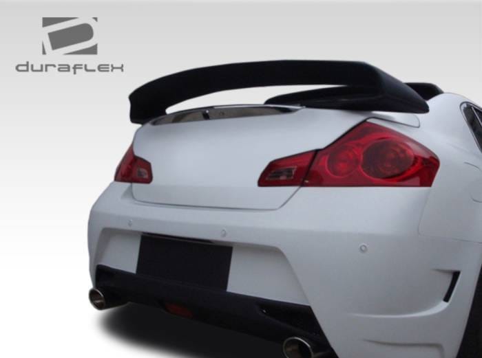 Infiniti G35 4DR Duraflex Elite Rear Wing Trunk Lid Spoiler - 1 Piece - 107669 thumbnail 2