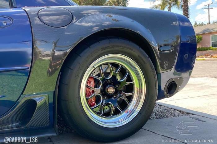 Chevrolet Corvette Carbon Creations ZR Edition Rear Fenders - 2 Piece - 108375 thumbnail 3
