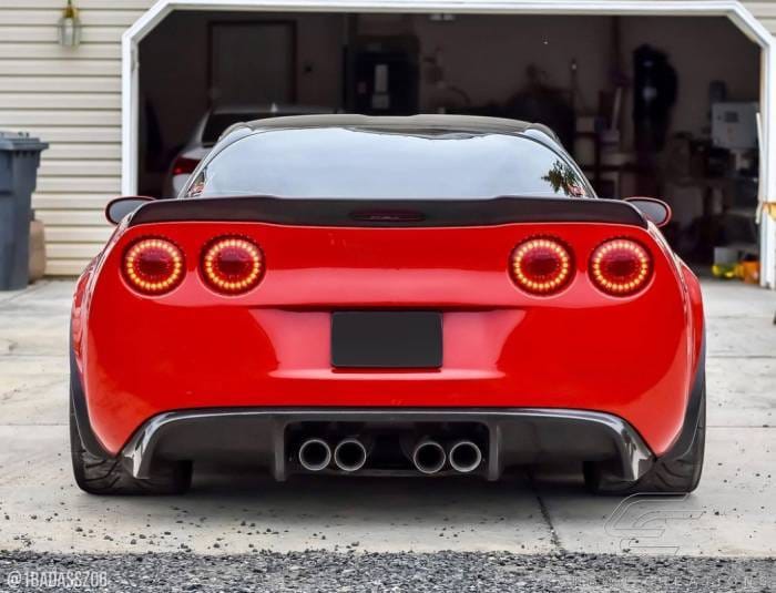 Chevrolet Corvette Carbon Creations GT500 Rear Diffuser - 1 Piece - 108411 thumbnail 2