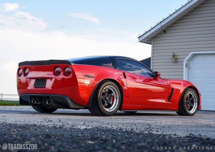 Chevrolet Corvette Carbon Creations GT500 Rear Diffuser - 1 Piece - 108411 thumbnail 4