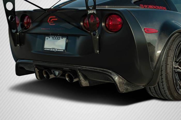 Chevrolet Corvette Carbon Creations GT500 Rear Diffuser - 1 Piece - 108411 thumbnail 5