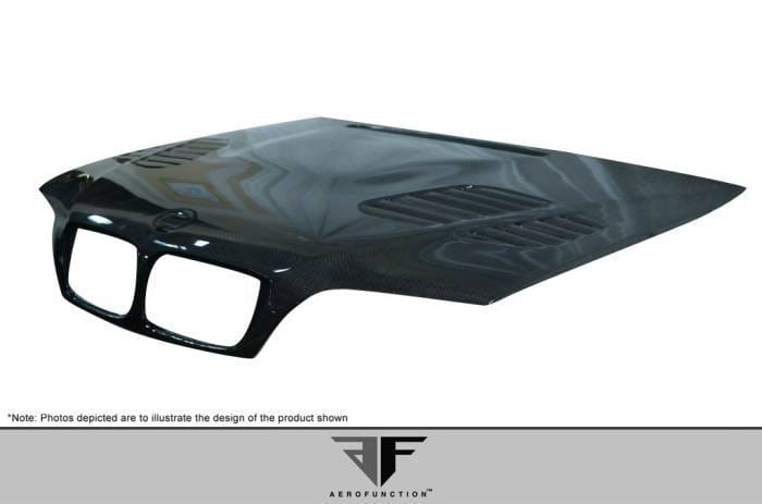 BMW 3 Series AF-2 Aero Function CFP Body Kit Hood 108935 thumbnail 3
