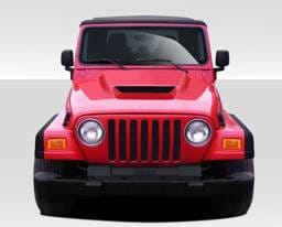 Jeep Wrangler Duraflex CV-X Hood - 1 Piece - 109257