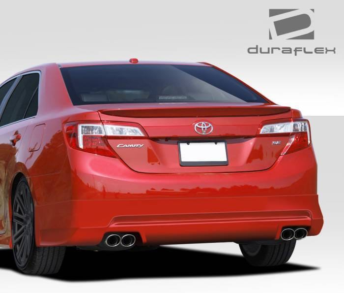 Toyota Camry Duraflex Racer Rear Lip Under Spoiler Air Dam - 1 Piece - 109340 thumbnail 2
