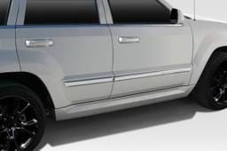 Jeep Grand Cherokee Duraflex SRT Look Side Skirt Rocker Panels - 2 Piece - 109588