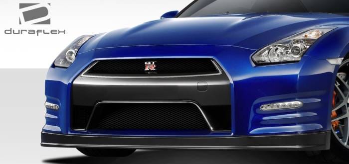 Nissan GT-R Duraflex Duraflex OEM Facelift Conversion Front Lip Under Air Dam Spoiler- 2 Piece - 112114 thumbnail 2