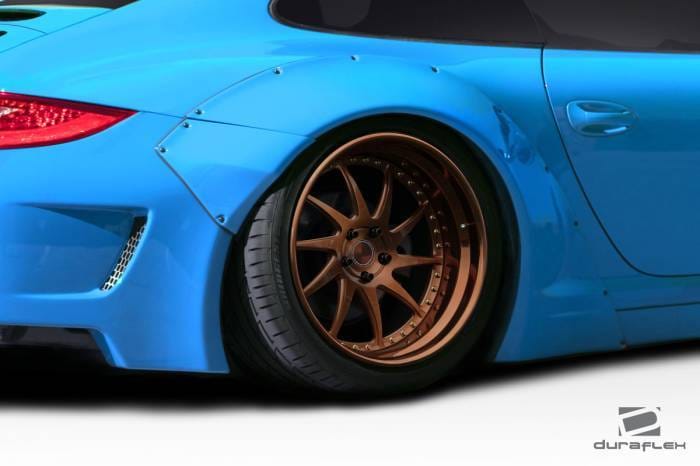 Porsche 997 LBW Duraflex Rear Fender Flares 117289 thumbnail 2