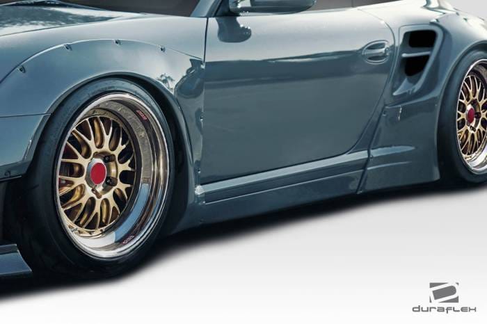 Porsche 997 LBW Duraflex Side Skirts Body Kit 117290 thumbnail 2