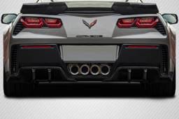 Chevrolet Corvette Exe Carbon Fiber Rear Bumper Diffuser Body Kit 117461