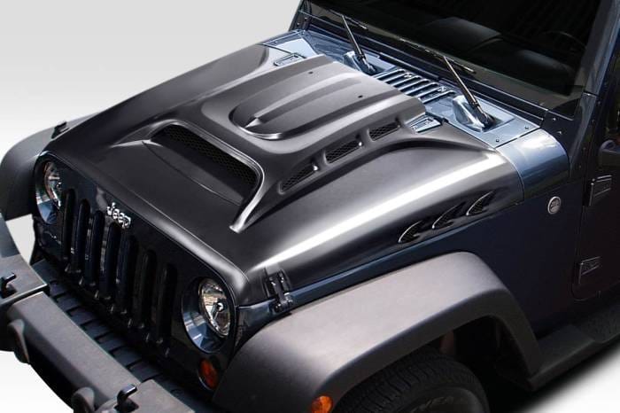 Jeep Wrangler Avenge Duraflex Body Kit- Hood 117934 thumbnail 2