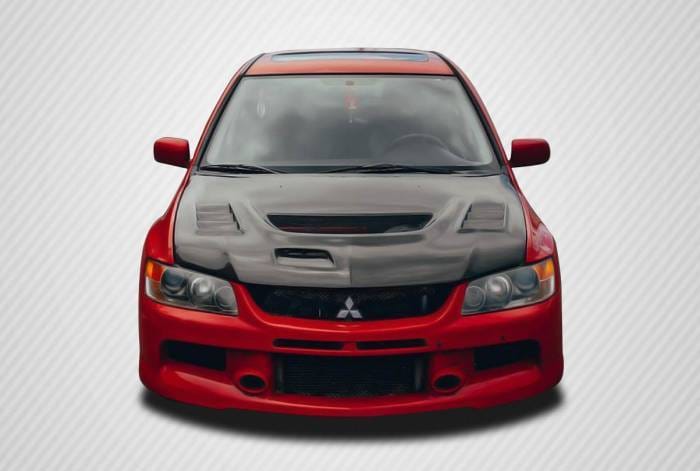 Mitsubishi Lancer Carbon Creations C-1 Hood - 1 Piece - 103203