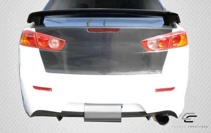 Mitsubishi Lancer Carbon Creations OEM Trunk - 1 Piece - 103878 thumbnail 2