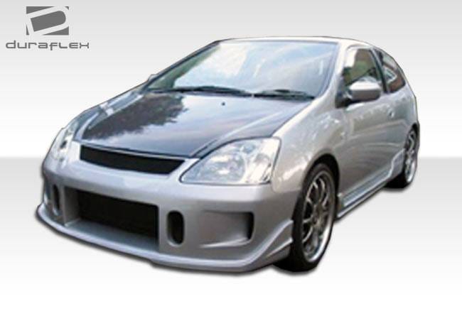 Honda Civic HB Duraflex JDM Buddy Front Bumper Cover - 1 Piece - 100443 thumbnail 2