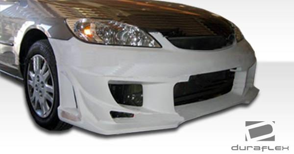Honda Civic 2DR & 4DR Duraflex Bomber Front Bumper Cover - 1 Piece - 100557 thumbnail 3